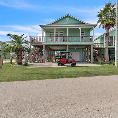 Steps To Beach Golf Cart About Time Beach Retreat Bolivar Peninsula Exteriér fotografie