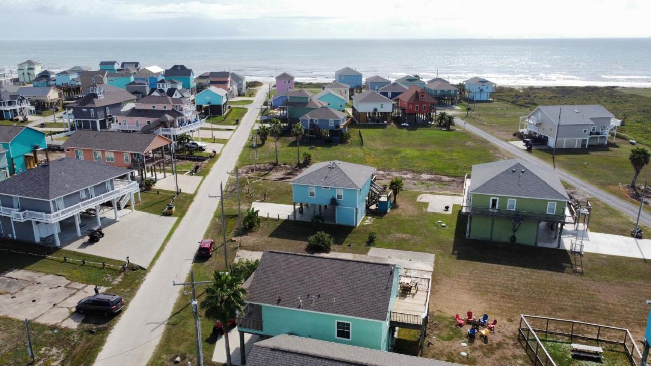 Steps To Beach Golf Cart About Time Beach Retreat Bolivar Peninsula Exteriér fotografie