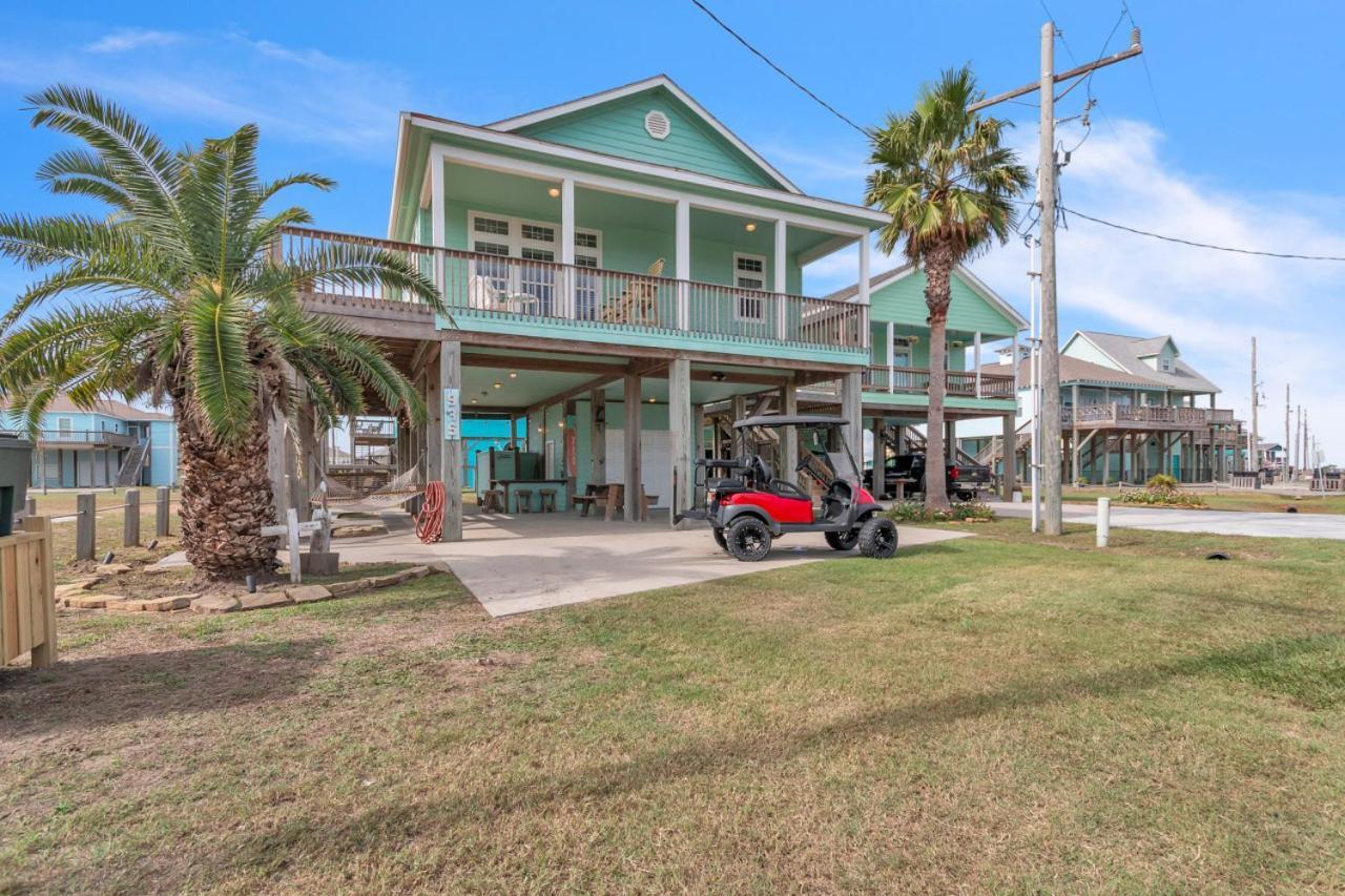Steps To Beach Golf Cart About Time Beach Retreat Bolivar Peninsula Exteriér fotografie